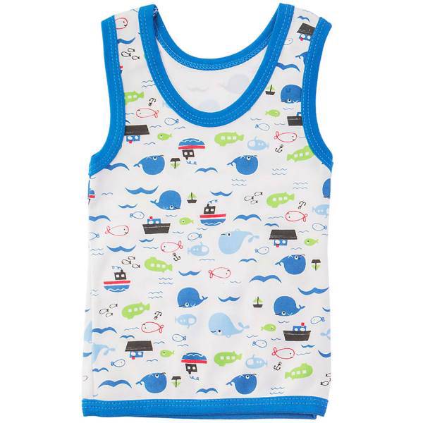 زیرپوش رکابی نوزادی ندا و ساراگل مدل 1032، Neda And Saragol 1032 Baby Singlet