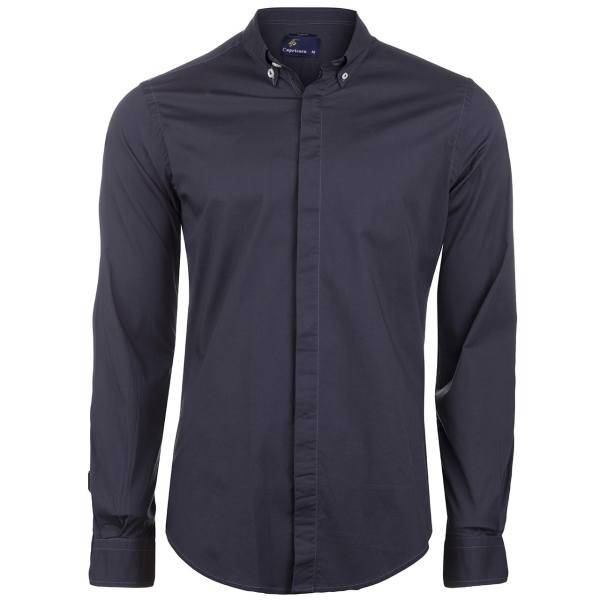 پیراهن نخی آستین بلند مردانه کاپریکورن مدل 61، Capricorn 61 Long Sleeve Shirt For Men