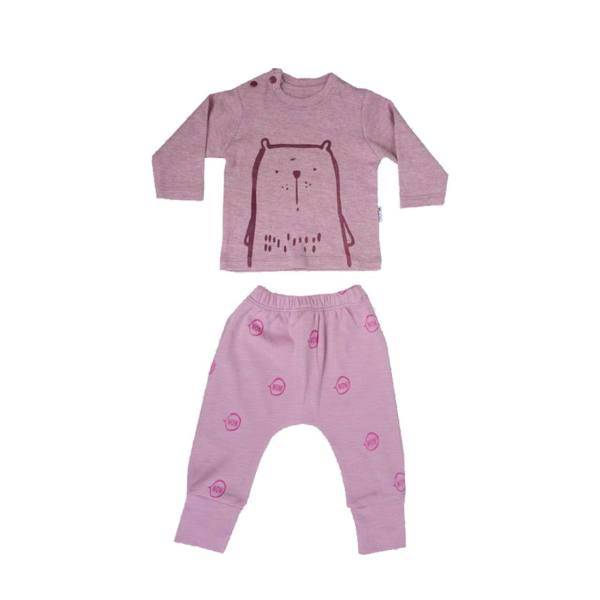 ست لباس پسرانه وان بای وان مدل 3-444، One By One 444-3 Baby Boy Clothing Set