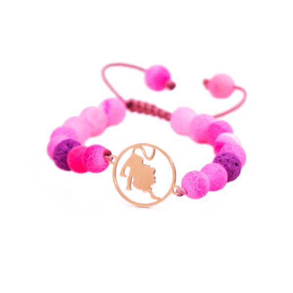 دستبند نوژین مدل مرداد صورتی، Nojin Pink Mordad Bracelet