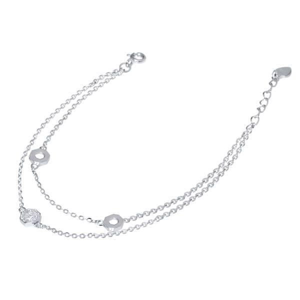 دستبند نقره اقلیمه کد DN216