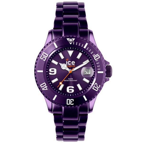 ساعت مچی عقربه ای آیس واچ آیس الو بنفش تیره سایز متوسط، Ice-Watch Ice-Alu Deep Purple