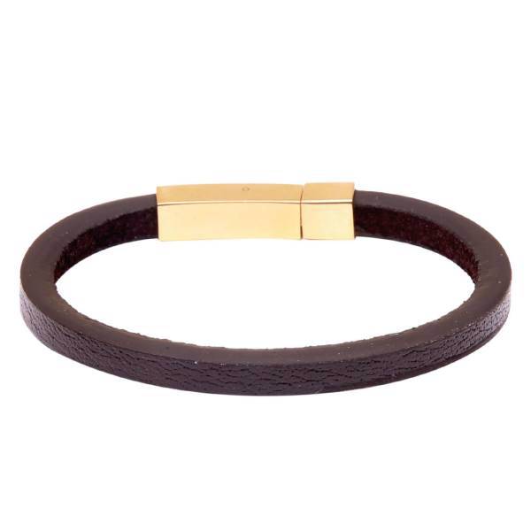 دستبند چرمی آتیس مدل I700BK185MIL، Atiss I700BK185MIL Leather Bracelet