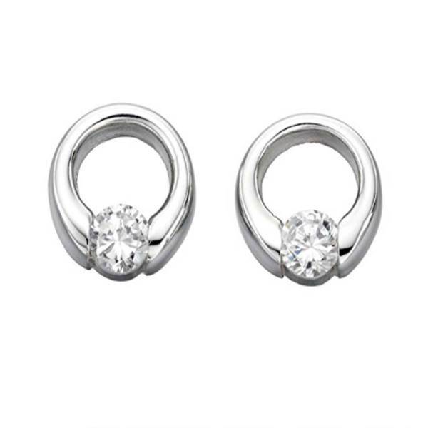 گوشواره نقره بیسیک مدل E2920C