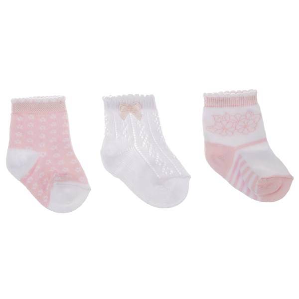 جوراب کودک یومسه مدل 38843 بسته 3 عددی، Yumese 38843 Baby Socks Pack Of 3