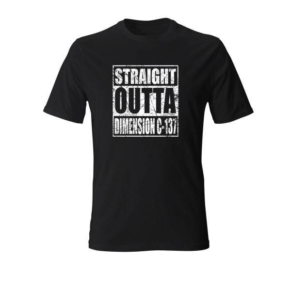 تی شرت مردانه طرح straight outta21