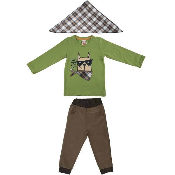 ست لباس پسرانه موشی مدل 16S1-028، Mushi 16S1-028 Boys Clothes Set