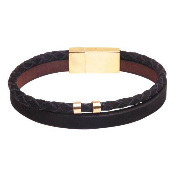 دستبند چرمی آتیس کد I500NB2، Atiss I500NB2 Leather Bracelet