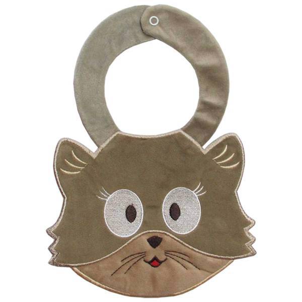 پیشبندکودک مخمل تیک و تاک مدل راکون طرح عروسکی، Tikotak Racoon Baby Bib