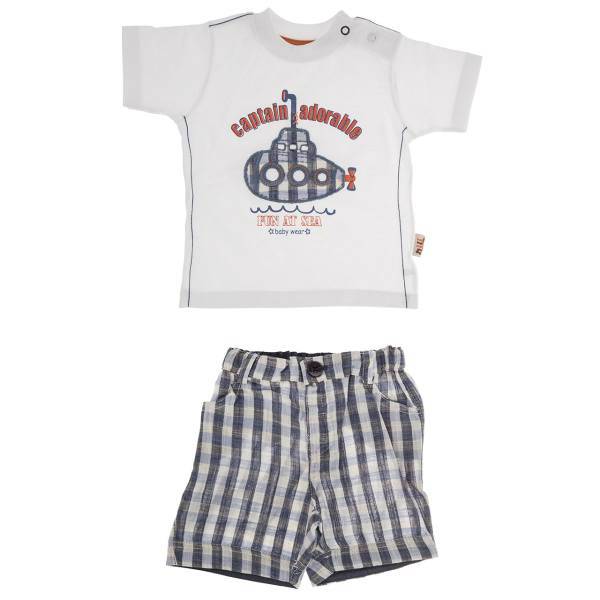 ست لباس پسرانه نیلی مدل Submarine، Nili Submarine Baby Boy Clothing Set