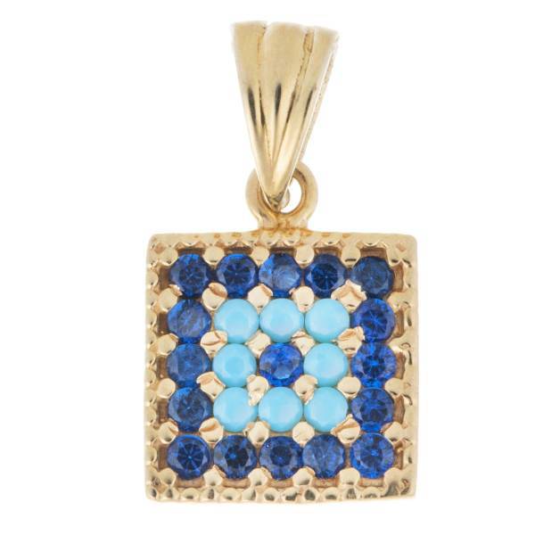 آویز گردنبند طلا 18 عیار ماهک مدل MM0622، Maahak MM0622 Gold Necklace Pendant Plaque