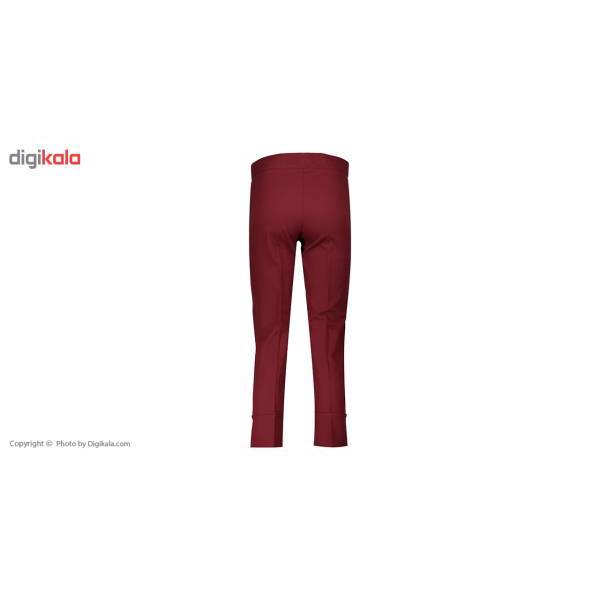 شلوار زنانه راسته پاکتی رنگ زرشکی کد 235، Dorsatanpoosh 235 Trousers For Women