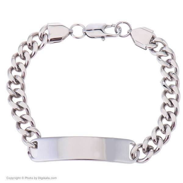 دستبند زنجیری پلاک دار جی دبلیو ال مدل BM110، JWL BM110 Bracelets