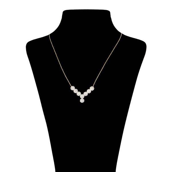 گردنبند طلا 18 عیار پرسته مدل 571521، Parasteh 571521 Gold Necklace