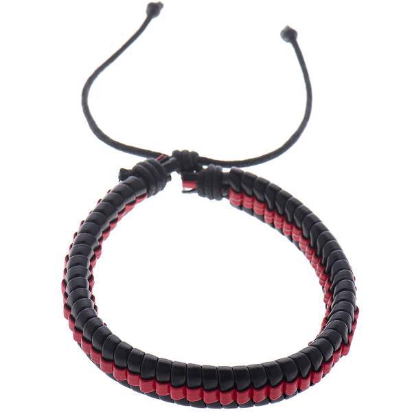 دستبند چرمی جی دبلیو ال مدل B15135، JWL B15135 Bracelets