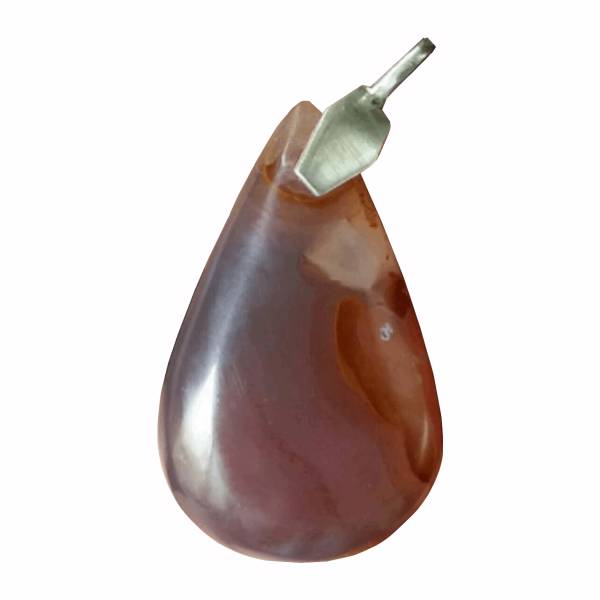 آویز گردنبند نقره عقیق پارس مدل A045، pars agate A045 Silver Necklace