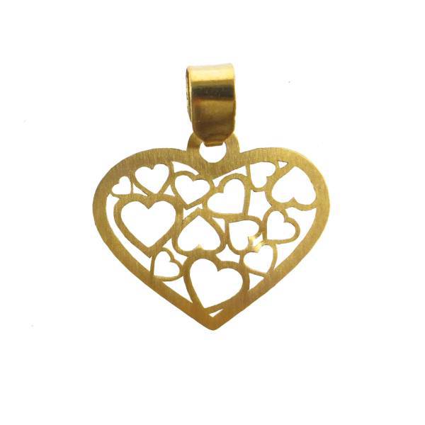 آویز گردنبند طلا 18 عیار نوین زر مدل NZ-106-PL، Novin Zar PL-106-PL Gold Necklace Pendant Plaque