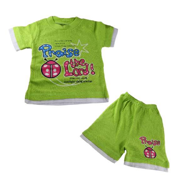 ست تی شرت و شلوارک بچه گانه جی جی کو دخترانه کد 13، Jjco T-Shirt And Short Set For girl Kids 13