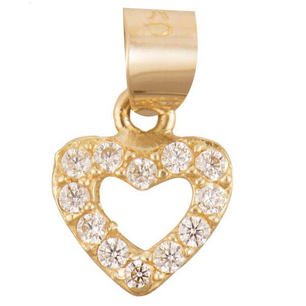 آویز گردنبند طلا 18 عیار رزا مدل N020، Rosa N020 Gold Necklace Pendant Plaque