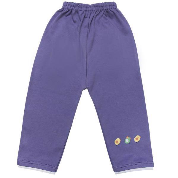 شلوار نوزادی دولوو طرح یاسی، Davalloo Lilac Baby Pants