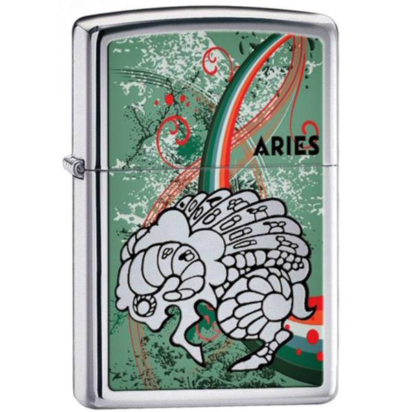 فندک زیپو مدل Zodiac Aries کد 24931، Zippo Zodiac Aries 24931 Lighter