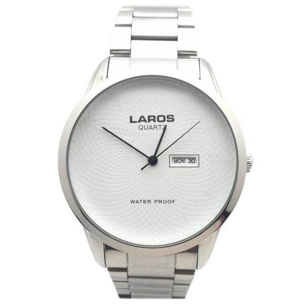 ساعت مچی عقربه ای مردانه لاروس مدل LM-N602-WhiteBlack، Laros LM-N602-WhiteBlack Watch For Men