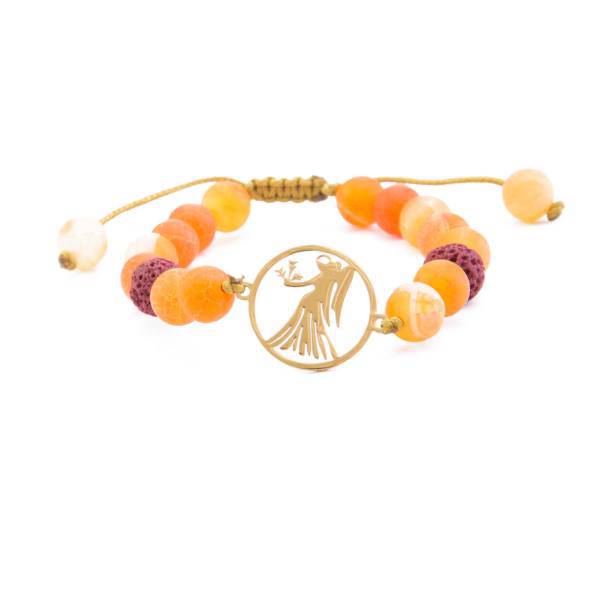 دستبند نوژین مدل شهریور نارنجی، Nojin Shahrivar Orange Bracelet