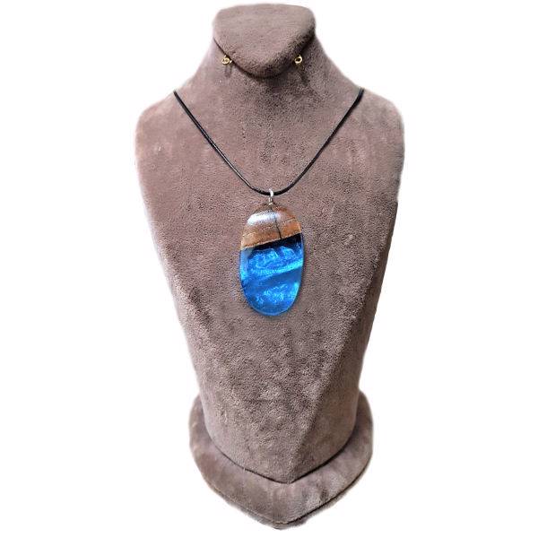 گردنبند دیپ فارست مدل003 bluewood