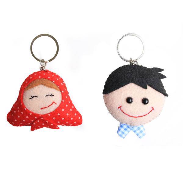 جاسوییچی ماهدخت مدل آقا و خانم کد 04 مجموعه دو عددی، Mahdokht man and woman 04 Key Holder Pack Of 2