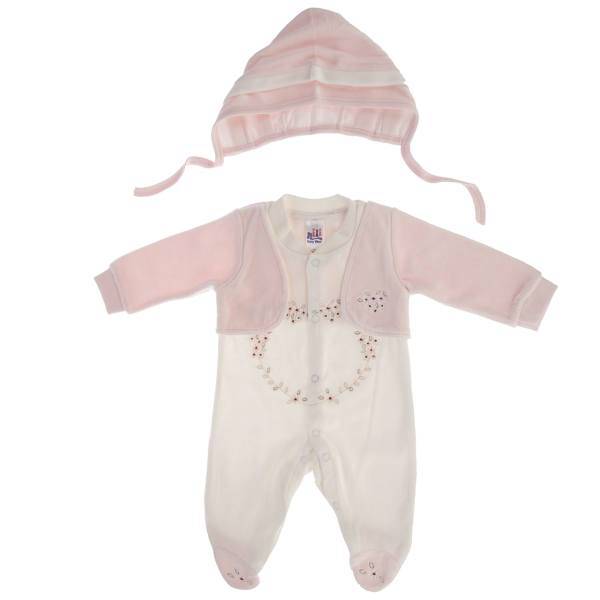 ست لباس نوزادی نیلی مدل 2127، Nili 2127 Baby Clothes Set