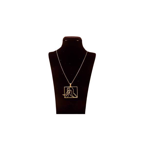 گردنبند طلا 18 عیار گالری ایران مدل مقبره کوروش، Iran Galery kourosh Gold Necklace