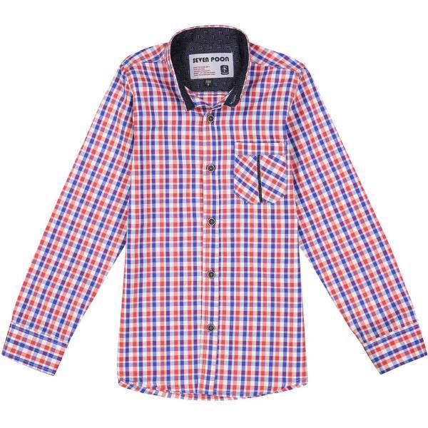 پیراهن آستین بلند پسرانه سون پون مدل 50621، Seven Poon 50621 Long Sleeve Shirt For Boys