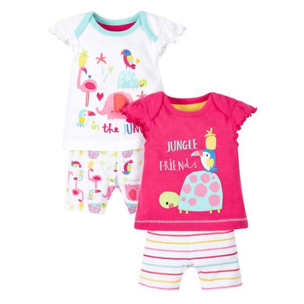 ست لباس دخترانه مادرکر مدل 001، Mothercare 001 Girl Clothing Set