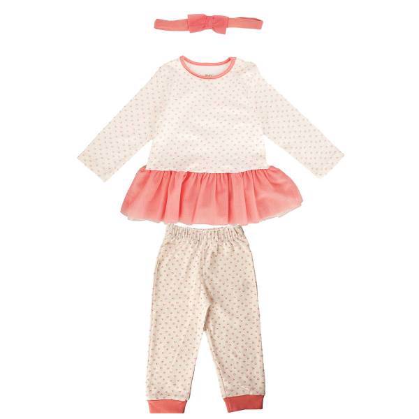 ست لباس دخترانه بیبی کرنر مدل 1062، Baby Corner 1062 Baby Girl Clothing Set