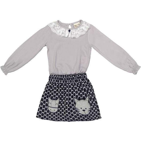 ست لباس دخترانه موشی مدل 16S1-030، Mushi 16S1-030 Baby Girl Clothing Set