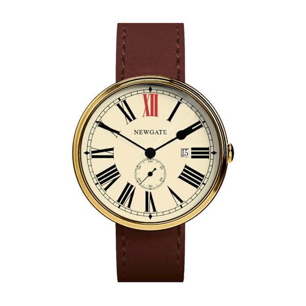 ساعت مچی عقربه ای نیوگیت مدل The Ship Brass Case Brown Strap، Newgate The Ship Brass Case Brown Strap Watch