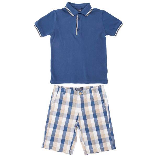 ست پولوشرت و شلوارک پسرانه مایورال مدل MA 320438، Mayoral MA 320438 Poloshirt and Short Set For Boys