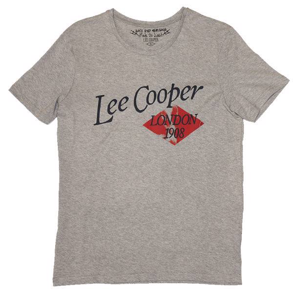 تی‌شرت مردانه لی کوپر مدل LOGOTEE-GRY LCM 242077، LEE COOPER TSHIRT LOGOTEE-GRY LCM 242077