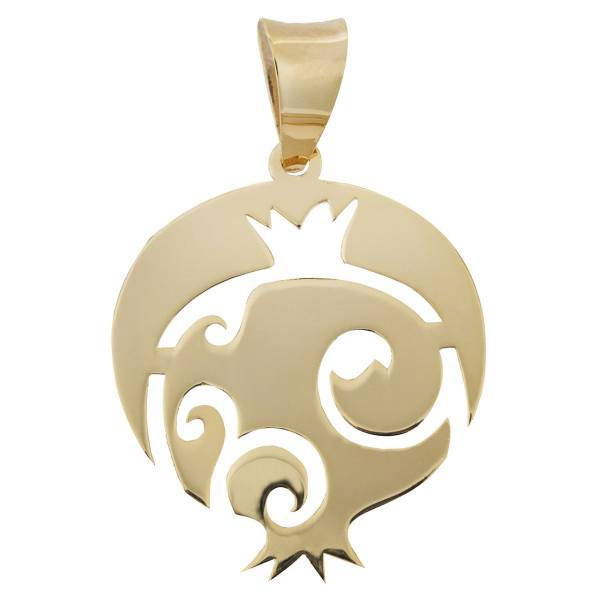 آویز گردنبند طلا 18 عیار ماهک مدل MM0596، Maahak MM0596 Gold Necklace Pendant Plaque