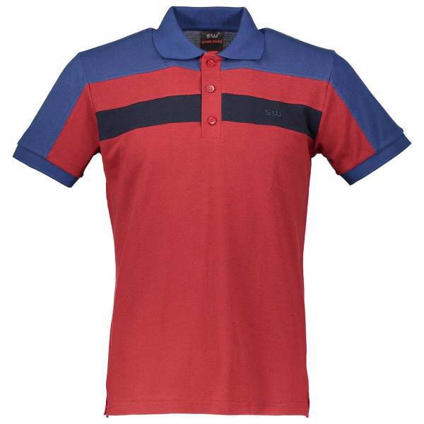 پولوشرت مردانه سیمپل مدل 242dark blue-red-navi، simplewears