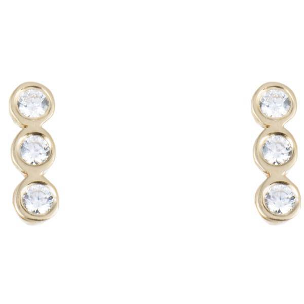 گوشواره طلا 18 عیار پرسته مدل 1213E، Parasteh 1213E Gold Earing