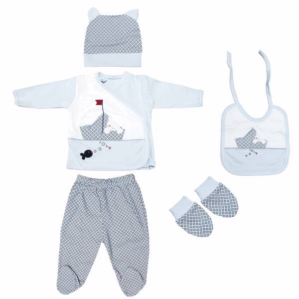 ست لباس نوزادی TonTonمدل 209، TonTon 209 Baby Clothes Set
