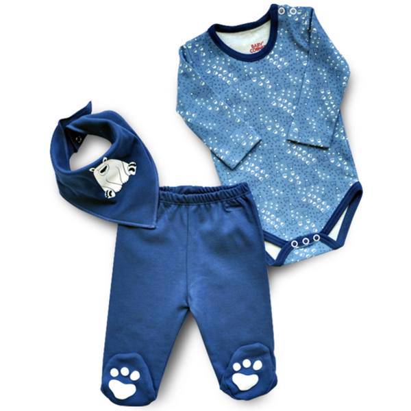 ست لباس پسرانه بیبی کرنر مدل 7023، Baby Corner 7023 Baby Boy Clothing Set