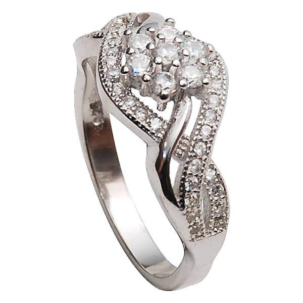 انگشتر نقره شهر جواهر مدل SJ-SR075، Shahrejavaher SJ-SR075 Silver Ring