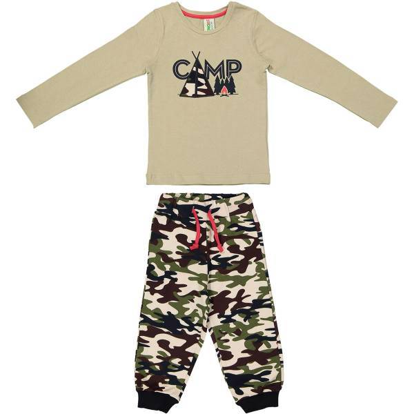 ست لباس پسرانه دینو مدل 16S1-030، Deno 16S1-030 Boys Clothes Set