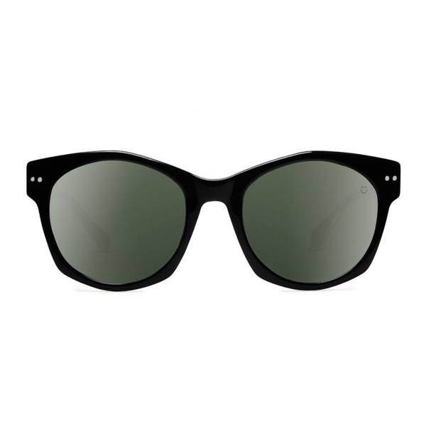 عینک آفتابی اسپای سری Mulholland مدل Black Horn Happy Gray Green، Spy Mulholland Black Horn Happy Gray Green Sunglasses