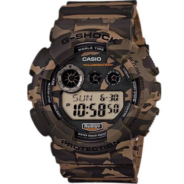 ساعت مچی دیجیتالی مردانه کاسیو جی شاک GD-120CM-5DR، Casio G-Shock GD-120CM-5DR