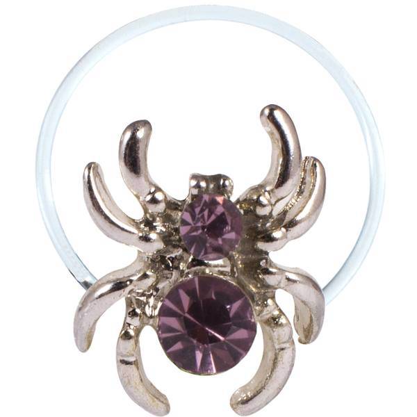 انگشتر پا طرح عنکبوت نگین دار مدل Toe Ring1