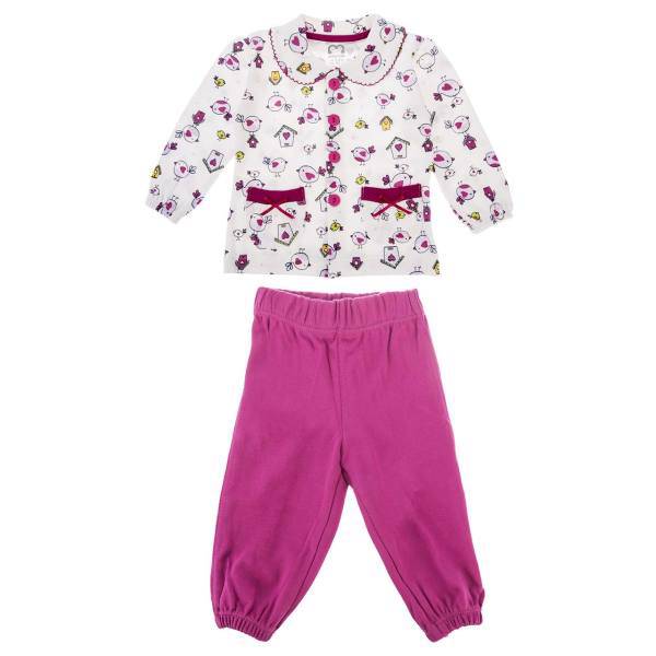 ست لباس دخترانه آدمک مدل 2627001V، Adamak 2627001V Baby Girl Clothing Set