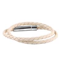 دستبند چرمی آتیس کد I900SHSLV Atiss I900SHSLV Leather Bracelet